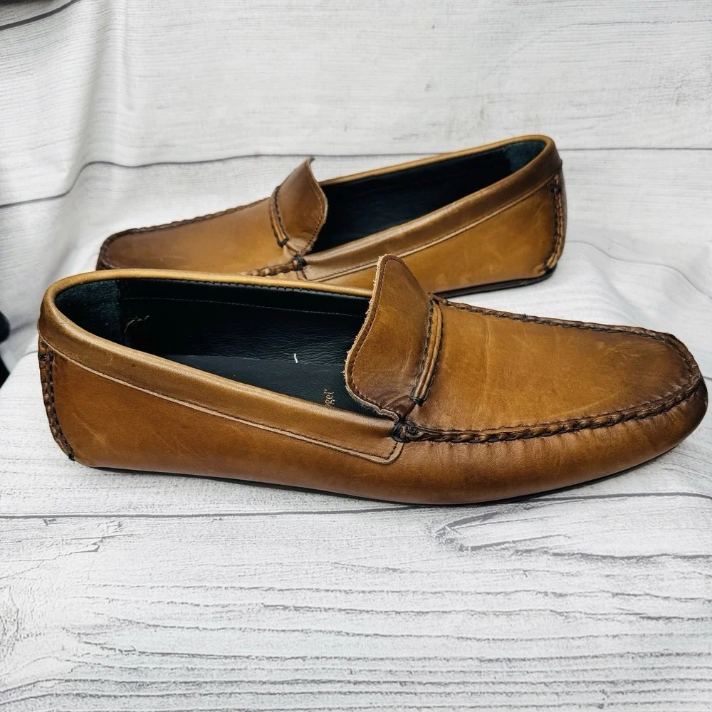 Allen Edmonds Driving Moc Tan Shoes‎ Brown Loafers Size 10 D